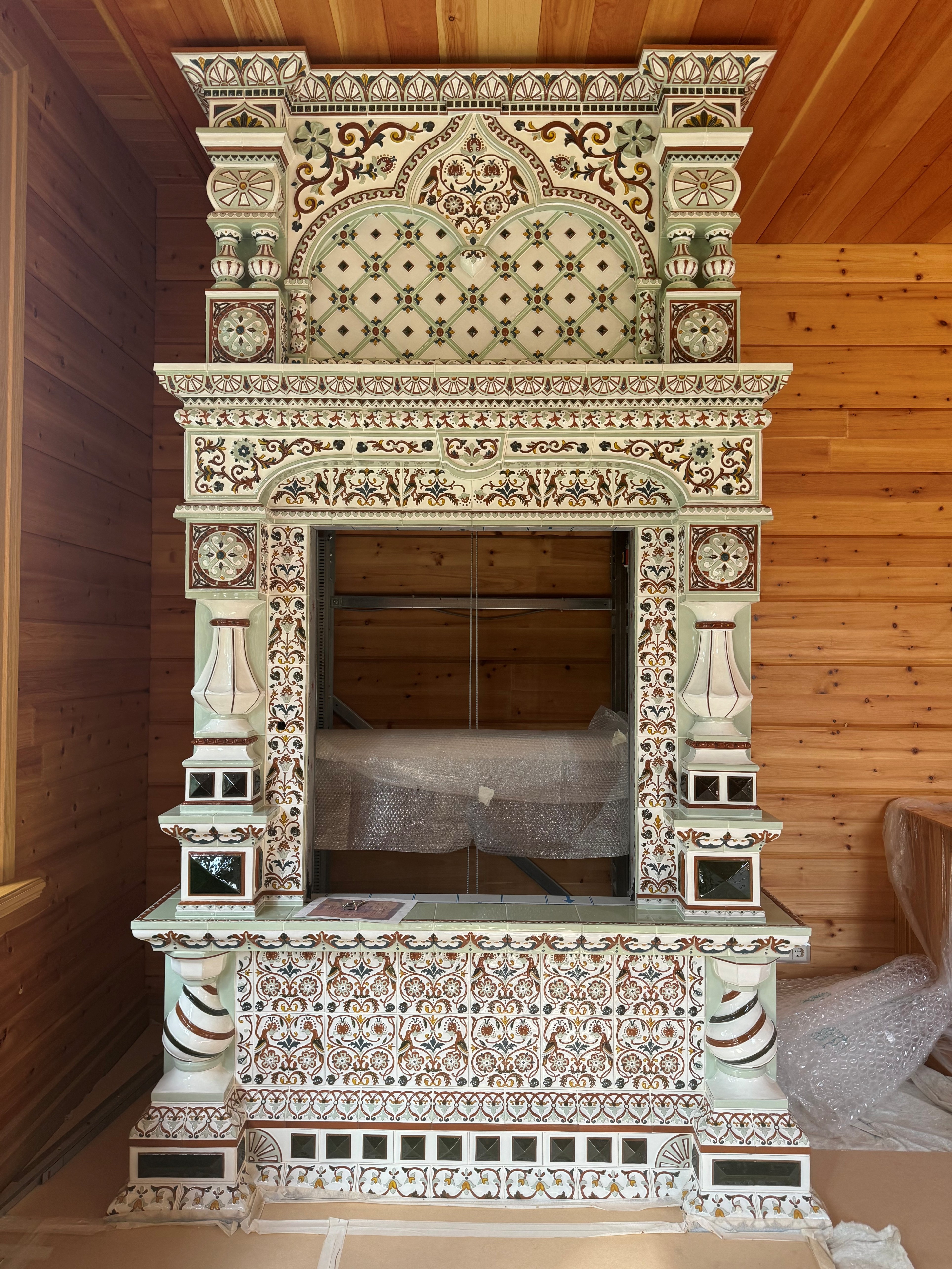 Камин "Лифт" — Керамическая мастерская Сергея Лебедева